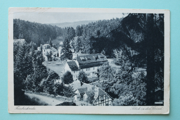 Ansichtskarte AK Friedrichroda 1920er Jahre Grund Gebäude Gasthaus Ortsansicht Architektur Thüringen